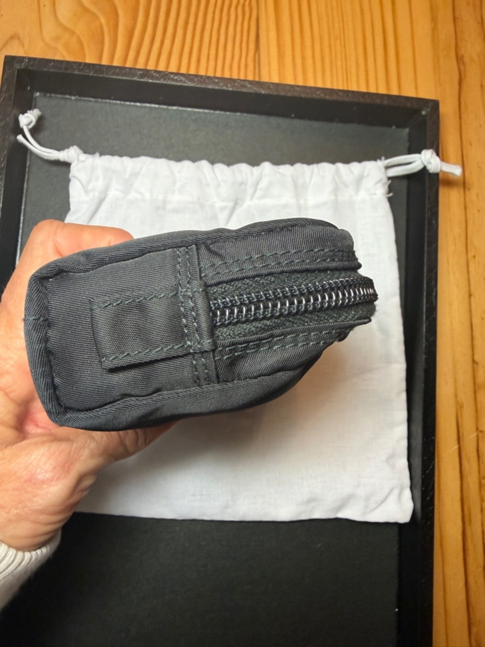 Prada Micro Black Nylon Pouch - Picture 5 of 16